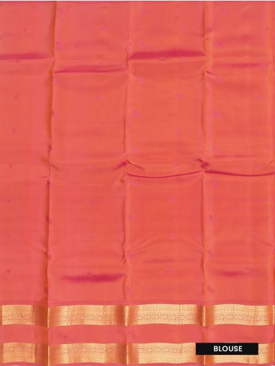 Gracecharm Gift Art Silk Bird Butta with Mini Buti Contrast Border Saree