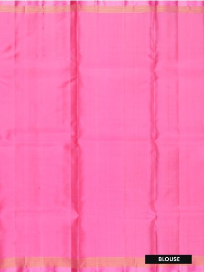 Kanmanie Soft Silk Dual-Tone Horse Butta with 2 Inch Border Saree