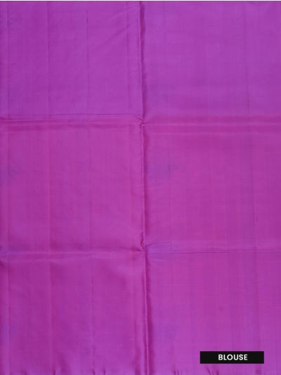 Kanmanie Soft Silk Dual-Tone Leaf Butta Borderless Saree