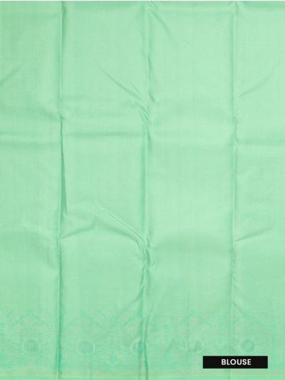 Gracecharm Uppada Silk Wavy Floral Stripe Rosette Border Saree
