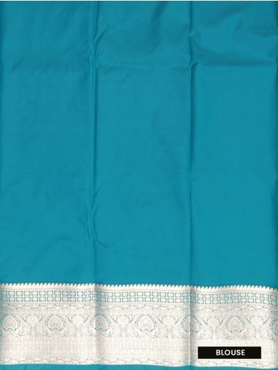 Gracecharm Gift Art Silk Floral Leaf Vine Diamond Floral Lattice Pallu Saree