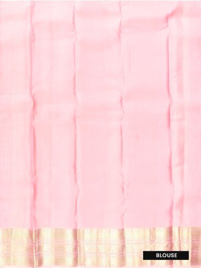 Gracecharm Silk Floral Teardrop Butta Plain Contrast Pallu Saree