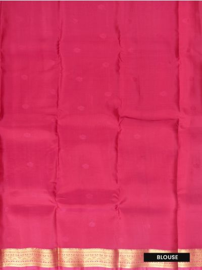 Gracecharm Silk Paisley Butta Floral Ogee Lattice Pallu Saree