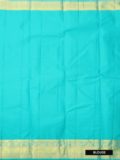 Vivaha Pure Silk Wedding Kanchipuram Floral Jaal Paisley Zari Border Saree