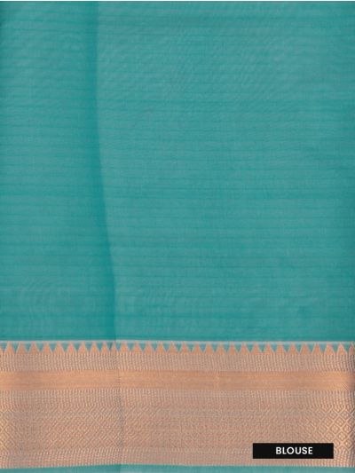 Gracecharm Elegant Silk Cotton Butta Design with Border Saree