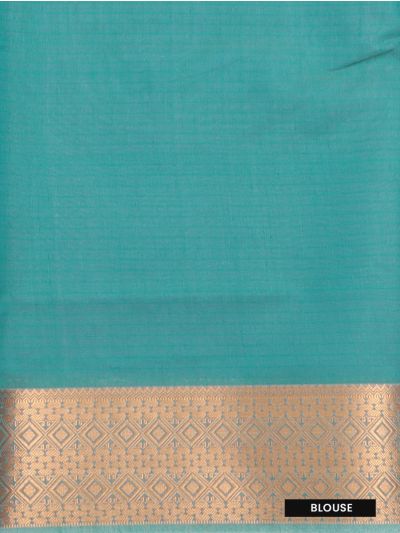 Gracecharm Elegant Silk Cotton Butta Design with Border Saree
