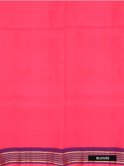Kanmanie Soft Silk Floral Striped with 3 Inch Tissue Border Saree