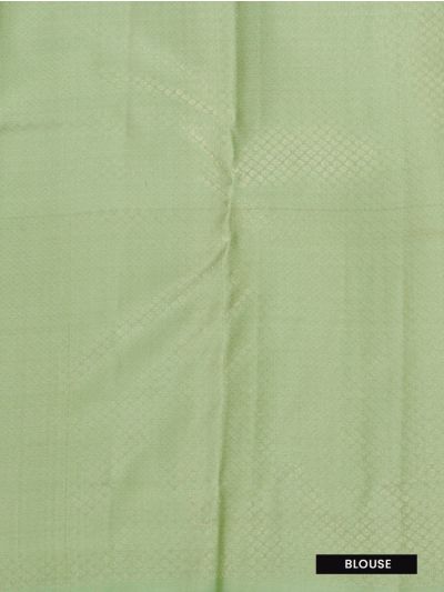 Gracecharm Uppada Silk Geometric Floral Butta with Zari Border Saree