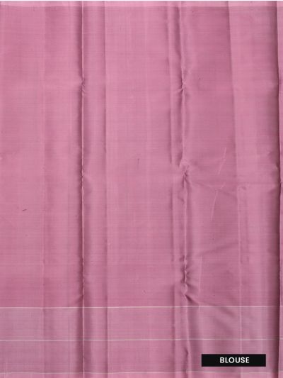 Gracecharm Pure Soft Silk Pinstripe Paisley Pallu Contrast Border Saree