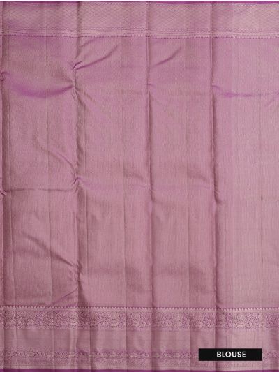 Vivaha Pure Silk Wedding Kanchipuram Floral Leaf Motif Paisley Pallu Saree