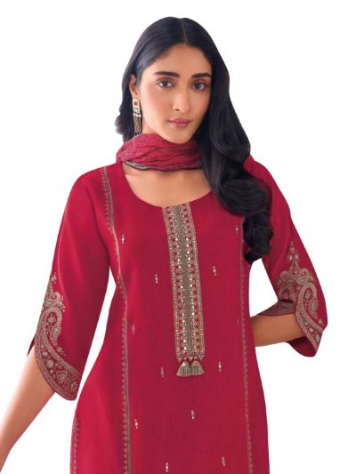 Graceful Muse Readymade Butta Embroidered Salwar Kameez