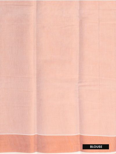 Kerala Cotton Spiral Circle Sequin Embroidered Saree