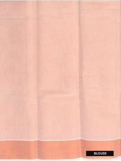 Kerala Cotton Circular Web Lattice Sequin Embroidered Saree