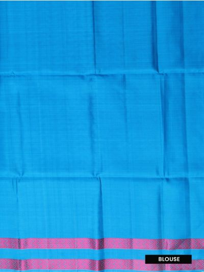 Gracecharm Pure Soft Silk Floral Diamond Butta Chevron Pallu Saree