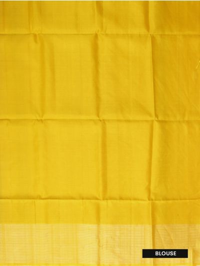 Gracecharm Pure Soft Silk Geometric Cube Diamond Pallu Saree