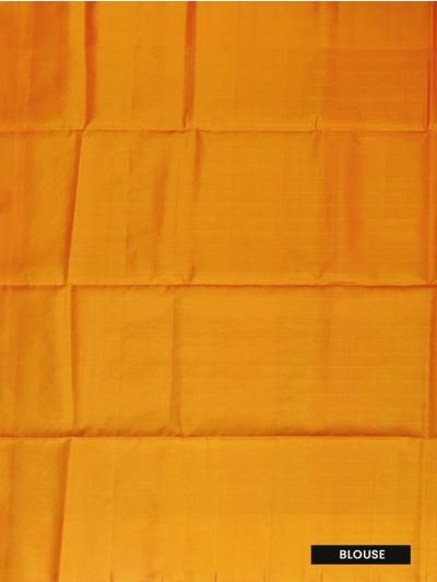Gracecharm Pure Soft Silk Checked Floral Butta Zari Pallu Saree