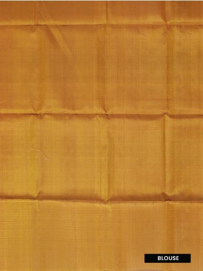 Gracecharm Pure Soft Silk Striped Leaf Butta Diamond Lattice Pallu Saree