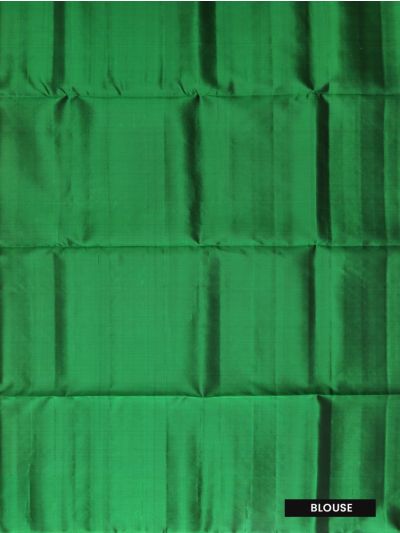 Gracecharm Pure Soft Silk Zigzag Zari Contrast Pallu Saree