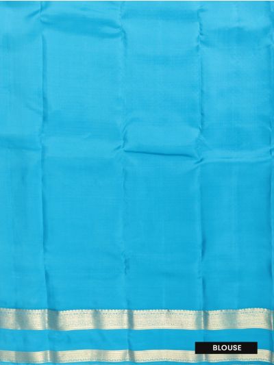 Gracecharm Silk Circular Medallion Butta with Geometric Diamond Pallu Saree