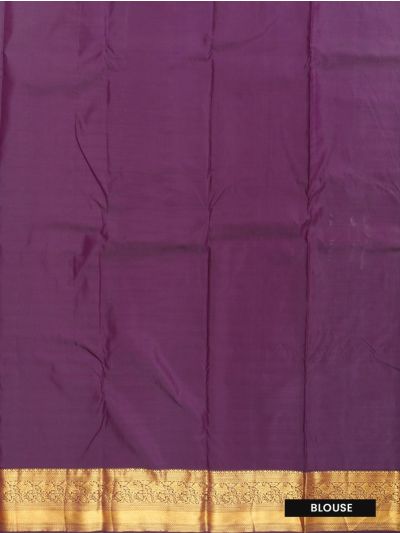 Gracecharm Silk Scallop Floral Jacquard with Diagonal Zari Pallu Saree