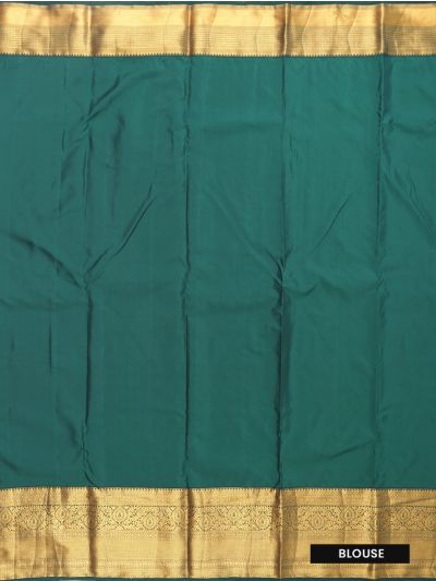 Gracecharm Silk Leafy Vine Jacquard with Diamond Zari Pallu Saree
