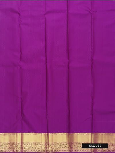 Gracecharm Silk Floral Butta Stripe with Floral Medallion Zari Pallu Saree