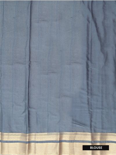 Gracecharm Fancy Chiffon Geometric Medallion Jaal with Geometric Pallu Saree