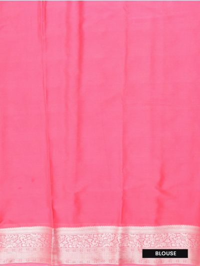 Gracecharm Art Chiffon Floral Butta with Geometric Jaal Pallu Saree
