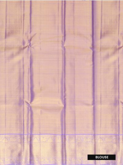 Vivaha Kanchipuram Tissue Silk Floral Medallion Butta with Geometric Zari Pallu Saree