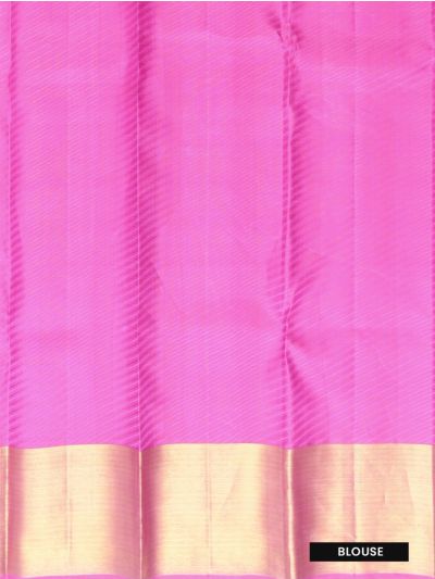 Vivaha Kanchipuram Pure Silk Annapakshi Chakra Grid with Geometric Pallu Saree