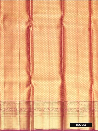 Vivaha Kanchipuram Tissue Silk Annapakshi Chakra Grid with Geometric Pallu Saree