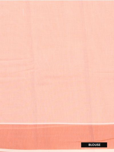 Kerala Cotton Spiral Vine Sequin with Striped Pallu Saree
