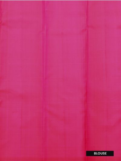 Gracecharm Pure Soft Silk Zari Pinstripe with Floral Jaal Pallu Saree