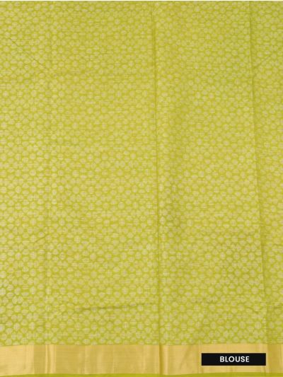Gracecharm Semi Jute Butta Design with Border Saree