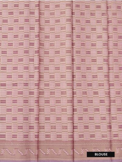 Gracecharm Super Net Palm Diamond Lattice with Geometric Stripe Pallu Saree