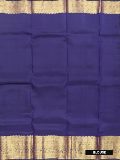 Gracecharm Silk Floral Butta with Diamond Lattice Pallu Saree