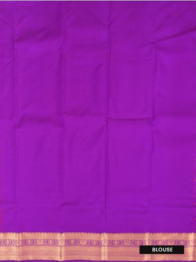 Gracecharm Silk Hexagonal Floral Jaal with Diagonal Stripe Pallu Saree