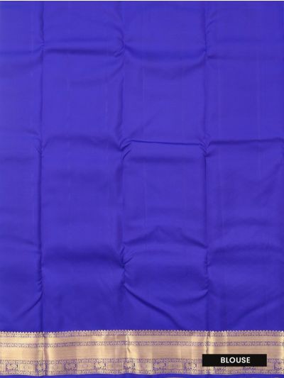 Gracecharm Silk Diamond Annapakshi Grid with Floral Lattice Pallu Saree