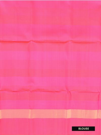 Gracecharm Pure Soft Silk Plain with Striped Pallu Saree