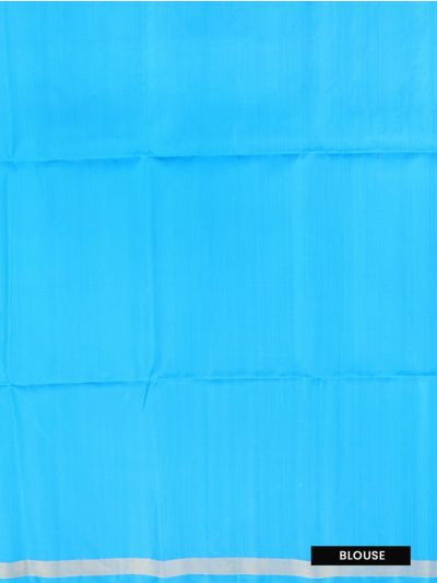 Gracecharm Pure Soft Silk Triple Line Butta with Square Block Pallu Saree
