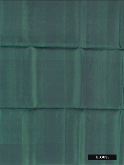 Gracecharm Pure Soft Silk Zigzag Stripe with Diamond Floral Brocade Pallu Saree