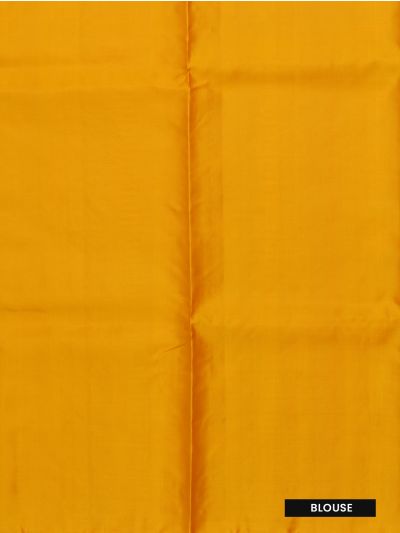 Kanmanie Soft Silk Floral Sprig Butta with 1 Inch Asthiri Border Saree