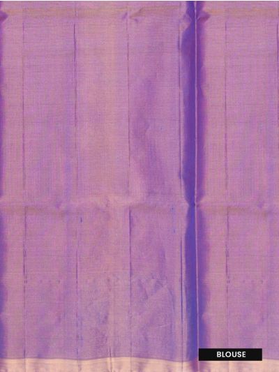Kanmanie Soft Silk Floral Butta with Lotus Scallop 5 Inch Turning Border Saree