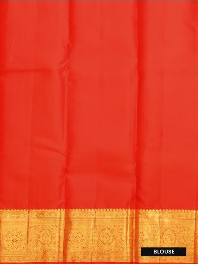 Vivaha Kanchipuram Pure Silk Paisley Floral Jaal with Floral Paisley Medallion Pallu Saree