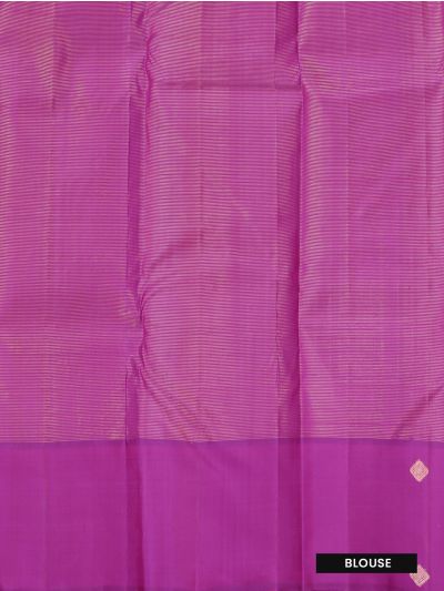Vivaha Pure Silk Zari Micro Check with Contrast Border Saree