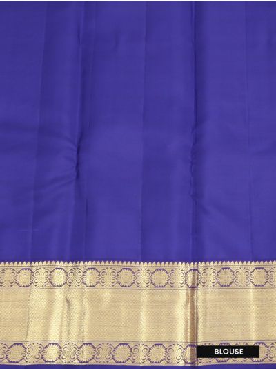 Vivaha Pure Silk Annapakshi Butta with Herringbone Brocade Pallu Saree