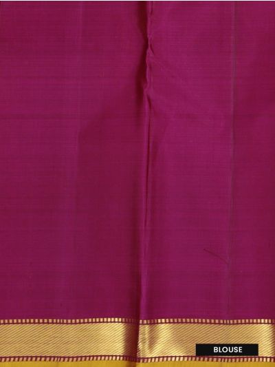 Vivaha Pure Silk Plain Body with Zari Stripe Pallu Saree