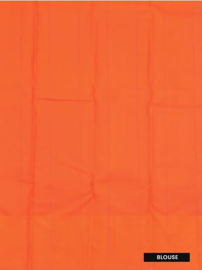 Vivaha Kanchipuram Pure Silk Check Floral Butta with Peacock Border Saree