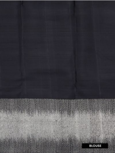 Vivaha Kanchipuram Pure Silk Floral Butta with Geometric Brocade Pallu Saree