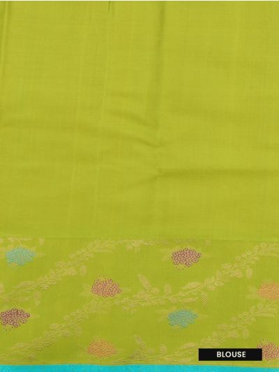 Vivaha Goddess Kanchipuram Pure Silk Diamond Brocade with Floral Vine Jaal Pallu Saree